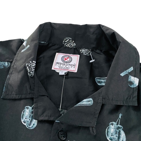 NEW Resolution Boxing Shirt Short Sleeves Sz L - Picture 3 of 13